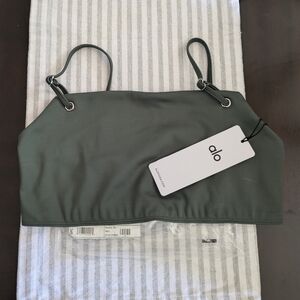 Alo Olive Green Sports Bra